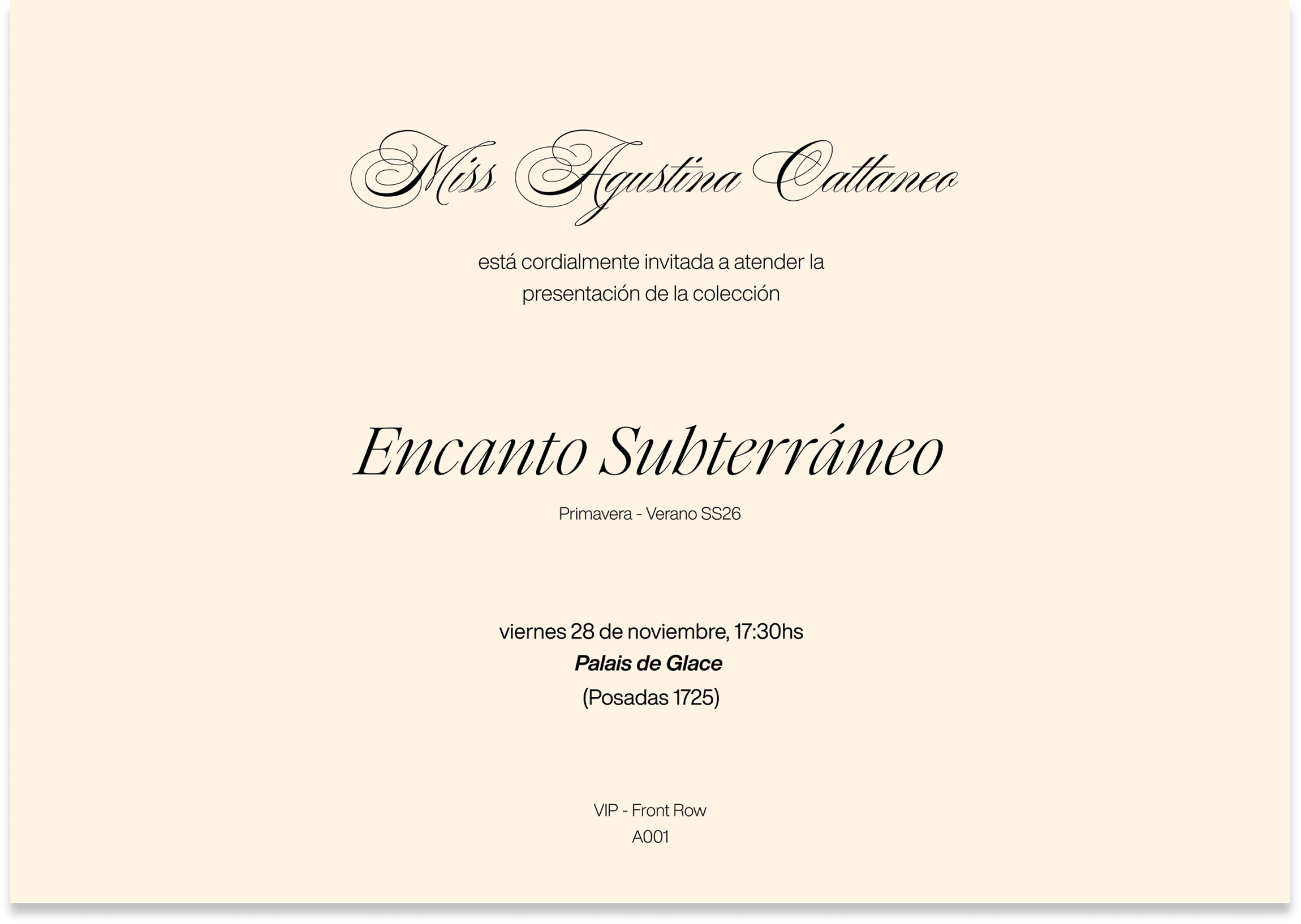 Invitación frente.