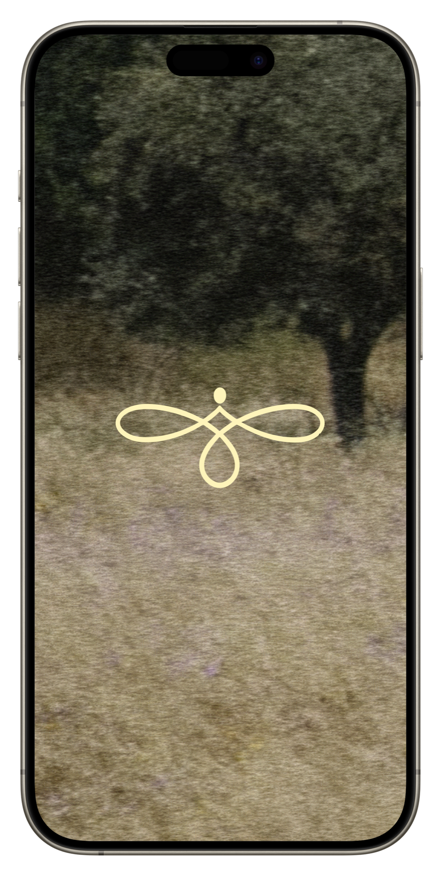 Tre Sorelle emblem over a blurred natural landscape.
